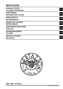 Brugsanvisning Bertazzoni LRD905UBRPTT/24 Køleskab