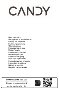 Manual de uso Candy CLH3S617EWH Refrigerador