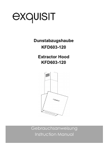 Bedienungsanleitung Exquisit KFD603-120 Dunstabzugshaube