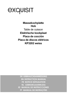 Bedienungsanleitung Exquisit KP 3202 we Kochfeld