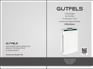 Mode d’emploi Gutfels LR67013WE Déshumidificateur
