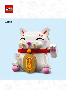 Rokasgrāmata Lego set 40813 Holiday & Events Veiksmes kaķis