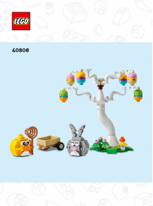 Manual Lego set 40808 Holiday & Events Easter bunny and chick egg hunt