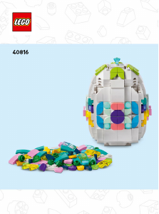 Instrukcja Lego set 40816 Holiday & Events Dekoracyjna pisanka