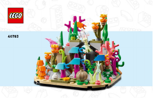 Manual Lego set 40783 Promotional Coral reef diorama