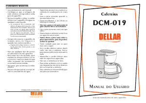 Manual Dellar DCM-019 Máquina de café