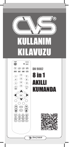 Kullanım kılavuzu CVS DN 9002 Uzaktan kumanda