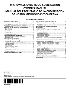 Manual de uso Whirlpool WMML5530RZ Microondas