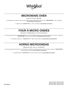 Manual de uso Whirlpool WMCS3019RS Microondas