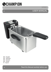 Manual Champion CHFR015 Deep Fryer