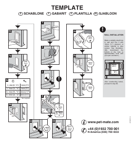 Manual de uso Cat Mate 221 Large Trampilla para gatos