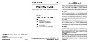 Bedienungsanleitung Cat Mate 359W Timer Control Katzenklappe