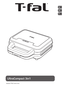 Руководство Tefal SW383DX0 UltraCompact 3in1 Контактный гриль