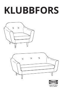 Használati útmutató IKEA KLUBBFORS Karosszék