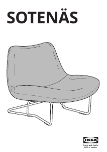 Priručnik IKEA SOTENÄS Naslonjač