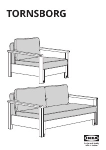Panduan IKEA TORNSBORG Kursi Berlengan