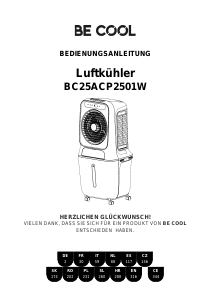 Manual Be Cool BC25ACP2501W Ventilator