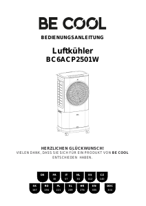 Manual de uso Be Cool BC6ACP2501W Ventilador