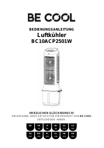 Manual de uso Be Cool BC10ACP2501W Ventilador