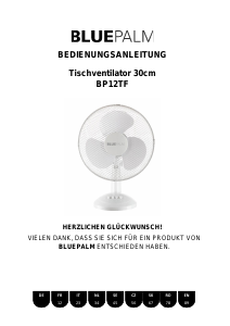 Manuale BluePalm BP12TF Ventilatore