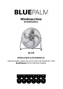 Manual BluePalm BP45WM2205SS Ventilator