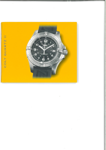 Mode d’emploi Breitling Colt Quartz II Montre