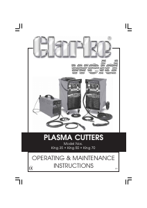 Manual Clarke KING 70 Welder