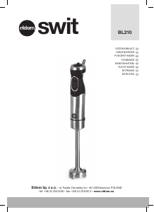 Manual de uso Eldom BL210 Swit Batidora de mano