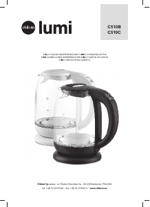 Bedienungsanleitung Eldom C510B Lumi Wasserkocher