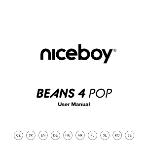 Használati útmutató Niceboy Beans 4 POP Fejhallgató