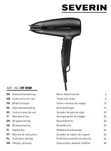 Manuale Severin HT 0159 Asciugacapelli