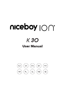 Használati útmutató Niceboy ION K30 Billentyűzet