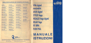 Manuale Atala Ginny Fit Spin Cyclette