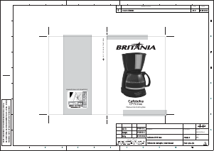 Manual Britania CP15 Inox Máquina de café