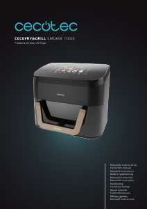 Manual Cecotec Cecofry&Grill Smokin 11000 Fritadeira