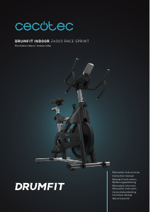 Manual Cecotec DrumFit Indoor 24000 Race Sprint Bicicleta estática