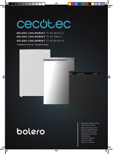 Instrukcja Cecotec Bolero CoolMarket TF 85 White E Zamrażarka