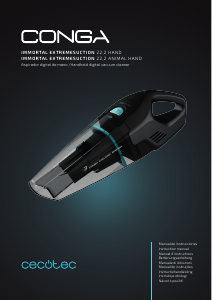 Manuál Cecotec Conga Immortal Extreme Suction 22,2 Animal Ruční vysavač