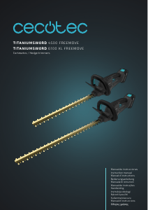 Manual Cecotec TitaniumSword 6100 XL Freemove Corta-sebes