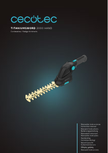 Manuál Cecotec TitaniumSword 2000 Hand Křovinořez