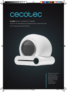 Instrukcja Cecotec Pumba 8500 CleanKitty Smart Kuweta dla kota