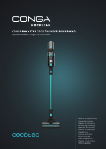 Bedienungsanleitung Cecotec Conga Rockstar 2500 Thunder Powerhead Staubsauger