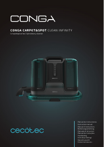 Manual de uso Cecotec Conga Carpet&Spot Clean Infinity Aspirador
