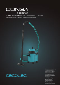 Manual Cecotec Conga Rockstar Wet & Dry Compact Garden Aspirador