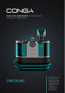 Manual Cecotec Conga 7000 Carpet&Spot Clean Steam XXL Aspirador
