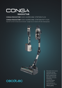 Manual de uso Cecotec Conga Rockstar 5500 Hurricane Station Pet Flex Aspirador