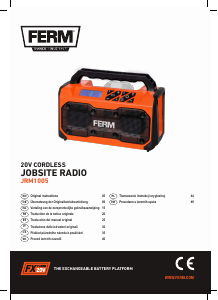 Mode d’emploi FERM JRM1005 Radio