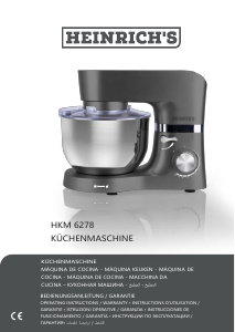 Руководство Heinrich's HKM 6278 Стационарный миксер