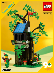 Bedienungsanleitung Lego set 40567 Castle Versteck im Wald