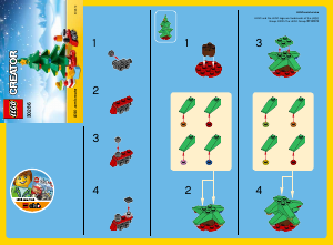 Manual Lego set 30286 Creator Christmas tree